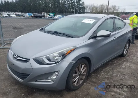2015 Hyundai Elantra Se из США, поврежденный, VIN 5NPDH4AE2FH604575
